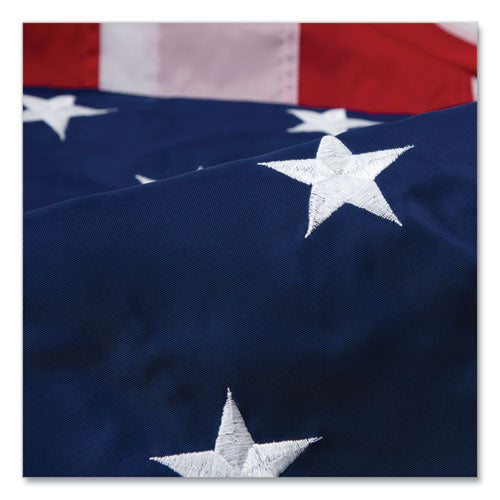 All-weather Outdoor U.s. Flag, 72" X 48", Heavyweight Nylon.