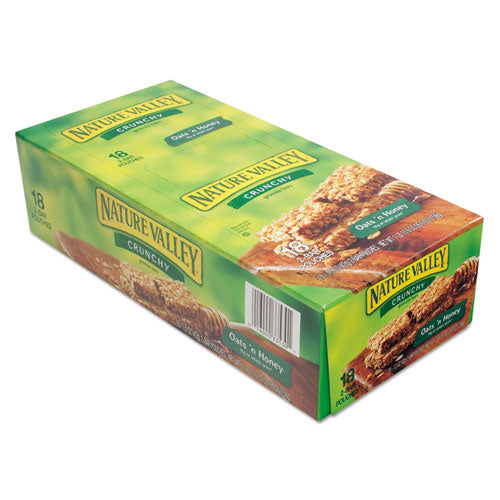 Granola Bars, Oats'n Honey Cereal, 1.5 Oz Bar, 18/box.