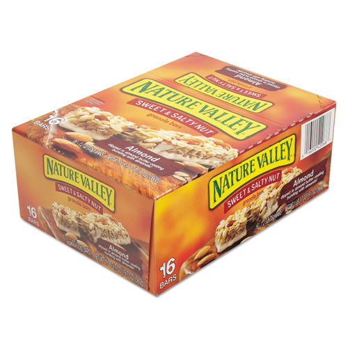 Granola Bars, Sweet And Salty Nut Almond Cereal, 1.2 Oz Bar, 16/box.