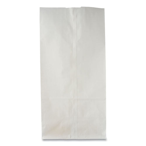 Grocery Paper Bags, #10 Size, 6.31" X 4.19" X 13.38", White, 500/bundle.