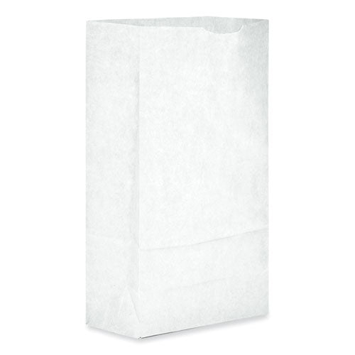 Grocery Paper Bags, #6 Size, 6" X 3.63" X 11.06", White, 500/bundle.