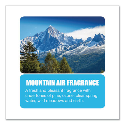 Metered Concentrated Room Deodorant, Mountain Air Scent, 7 Oz Aerosol Spray, 12/carton.