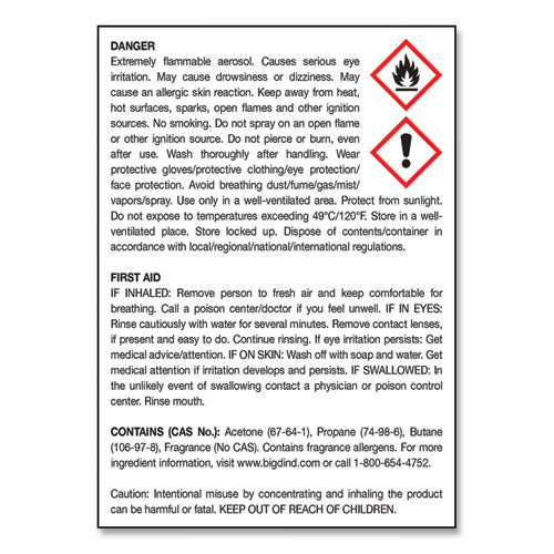 Metered Concentrated Room Deodorant, Mountain Air Scent, 7 Oz Aerosol Spray, 12/carton.