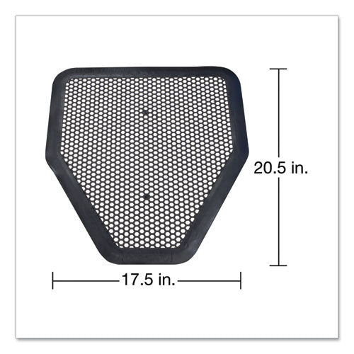 Deo-gard Disposable Urinal Mat, Charcoal, Mountain Air, 17.5 X 20.5, 6/carton.