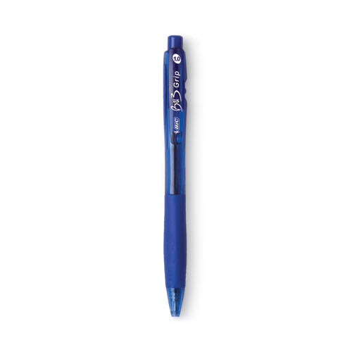 Bu3 Ballpoint Pen, Retractable, Bold 1 Mm, Blue Ink, Translucent Blue/blue Barrel, Dozen.