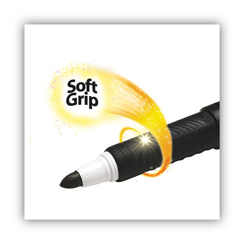 Intensity Low Odor Fine Point Dry Erase Marker, Fine Bullet Tip, Blue, Dozen.