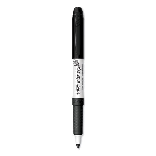 Intensity Low Odor Fine Point Dry Erase Marker, Fine Bullet Tip, Black, Dozen.