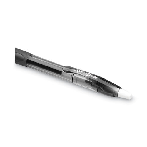 Gel-ocity Gel Pen Value Pack, Retractable, Medium 0.7 Mm, Black Ink, Clear/black Barrel, 24/pack.