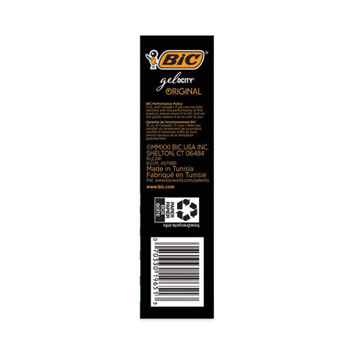 Gel-ocity Gel Pen Value Pack, Retractable, Medium 0.7 Mm, Black Ink, Clear/black Barrel, 24/pack.