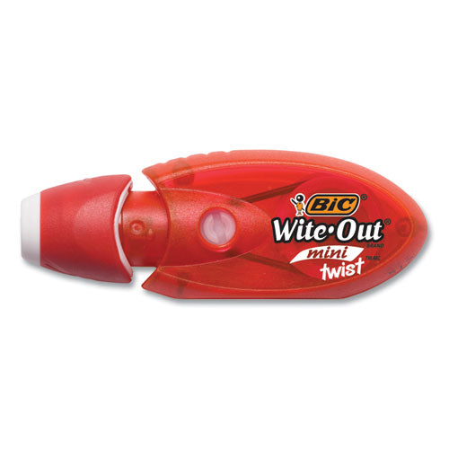 Wite-out Mini Twist Correction Tape, Non-refillable, Blue/fuchsia Applicators 0.2" X 314", 2/pack.