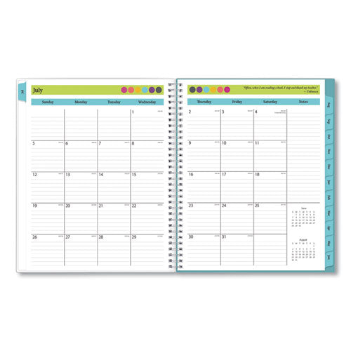 Teacher Dots Cyo Cover Weekly/monthly Lesson Planner,2024 To 2025, Nine Classes, Multicolor Cover, (144) 11 X 8.5 Pages