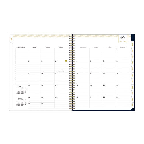 Day Designer Peyton Create-your-own Cover Weekly/monthly Planner,Floral, 11 X 8.5, Navy, 12-month (july To June): 2024-2025