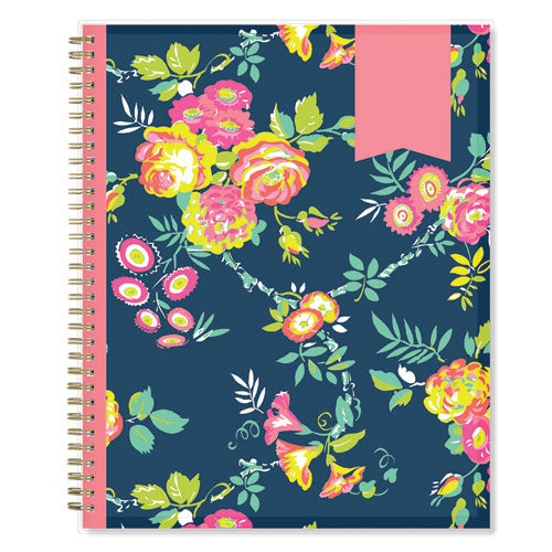 Day Designer Peyton Create-your-own Cover Weekly/monthly Planner,Floral, 11 X 8.5, Navy, 12-month (july To June): 2024-2025