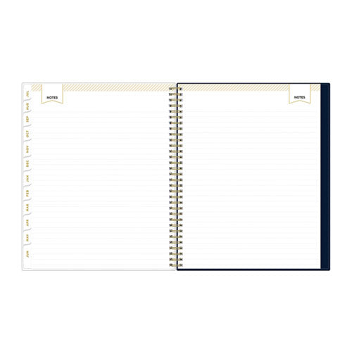 Day Designer Peyton Create-your-own Cover Weekly/monthly Planner,Floral, 11 X 8.5, Navy, 12-month (july To June): 2024-2025