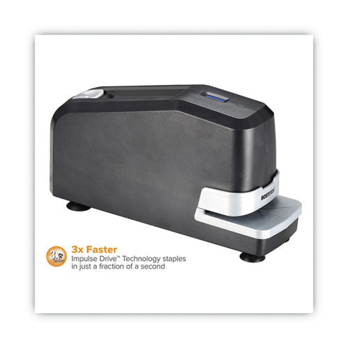 Impulse 30 Electric Stapler, 30-sheet Capacity, Black.