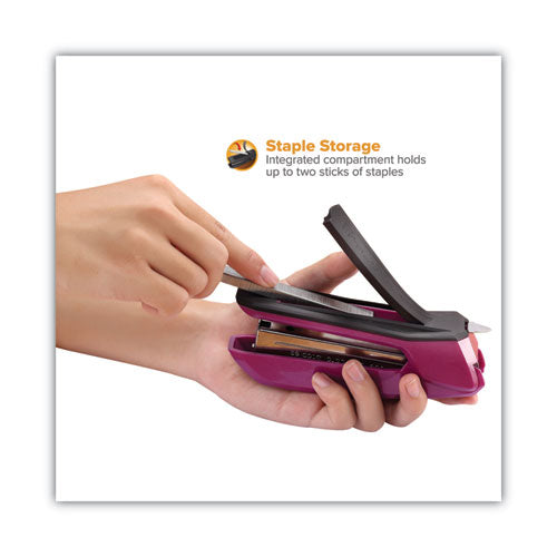 Ascend Stapler, 20-sheet Capacity, Magenta.
