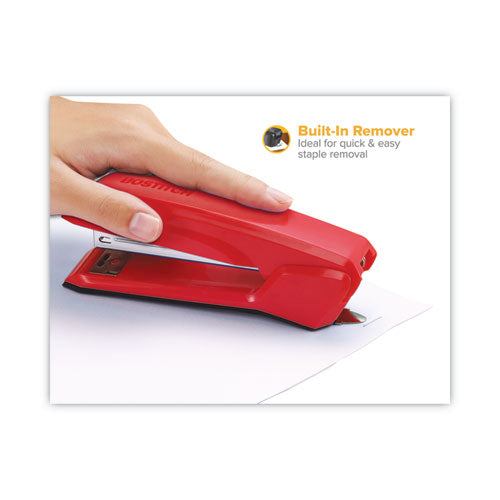 Ascend Stapler, 20-sheet Capacity, Red.