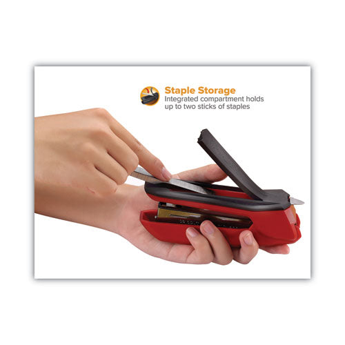 Ascend Stapler, 20-sheet Capacity, Red.