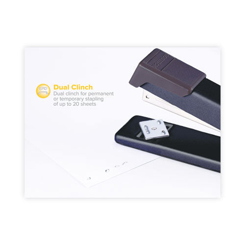 Classic Metal Stapler, 20-sheet Capacity, Black.
