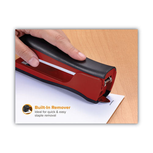 Dynamo Stapler, 20-sheet Capacity, Red.