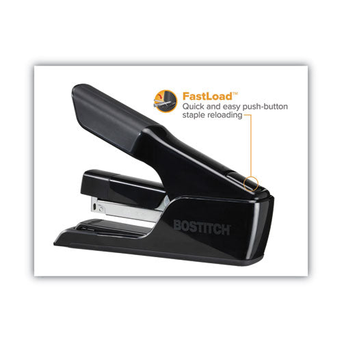 Ez Squeeze 75 Stapler, 75-sheet Capacity, Black.