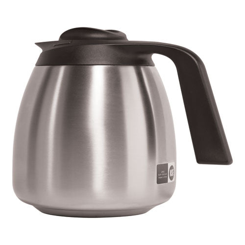 1.9 Liter Thermal Carafe, Stainless Steel/black/orange (decaf).