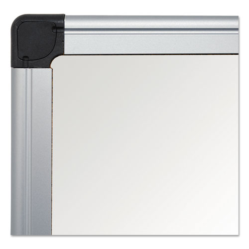 Porcelain Value Dry Erase Board, 24 X 36, White Surface, Silver Aluminum Frame.