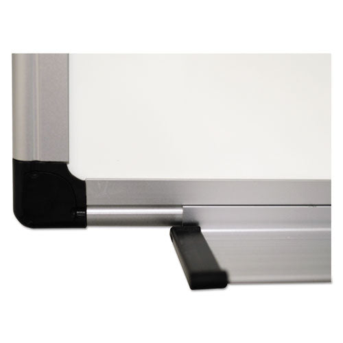 Porcelain Value Dry Erase Board, 24 X 36, White Surface, Silver Aluminum Frame.