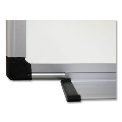 Porcelain Value Dry Erase Board, 36 X 48, White Surface, Silver Aluminum Frame.