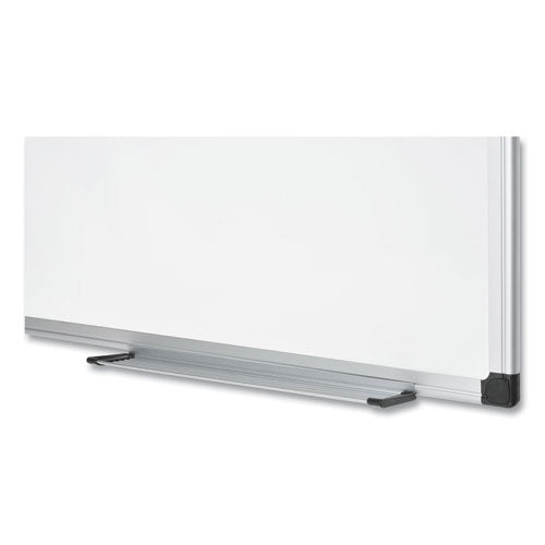 Porcelain Value Dry Erase Board, 36 X 48, White Surface, Silver Aluminum Frame.