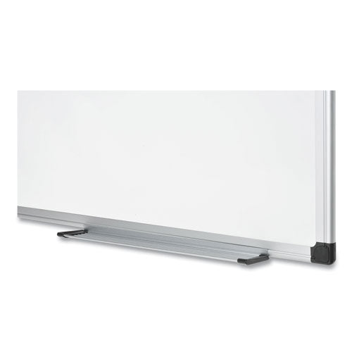 Porcelain Value Dry Erase Board, 48 X 96, White Surface, Silver Aluminum Frame.