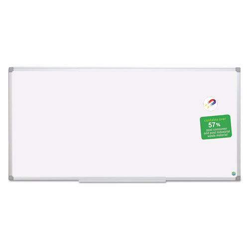 Earth Silver Easy-clean Dry Erase Board, 96 X 48, White Surface, Silver Aluminum Frame.