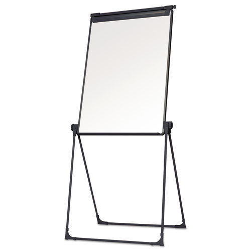 Folds-to-a-table Melamine Easel, 28.5 X 37.5, White, Steel/laminate.