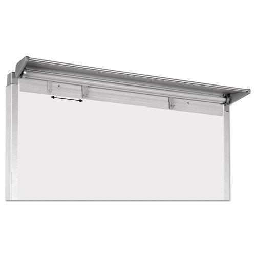 Silver Easy Clean Dry Erase Quad-pod Presentation Easel, 45" To 79" High, Silver.