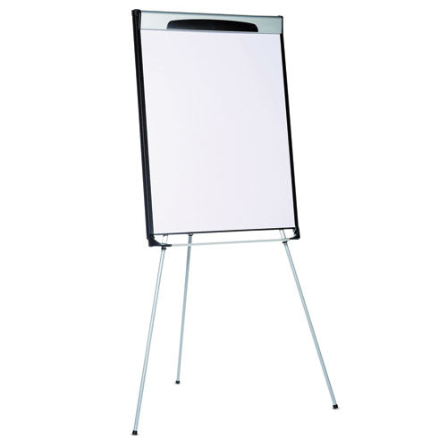 Tripod Extension Bar Magnetic Dry-erase Easel, 39" To 72" High, Black/silver.