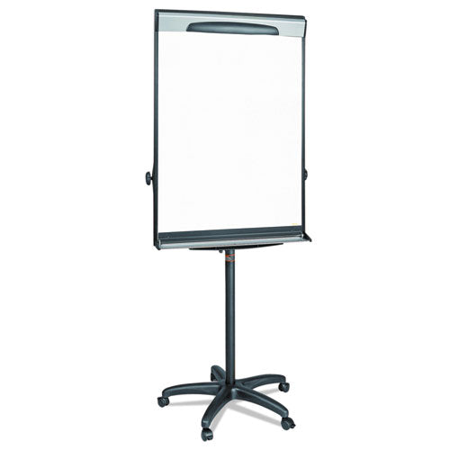 Tripod Extension Bar Magnetic Dry-erase Easel, 69" To 78" High, Black/silver.