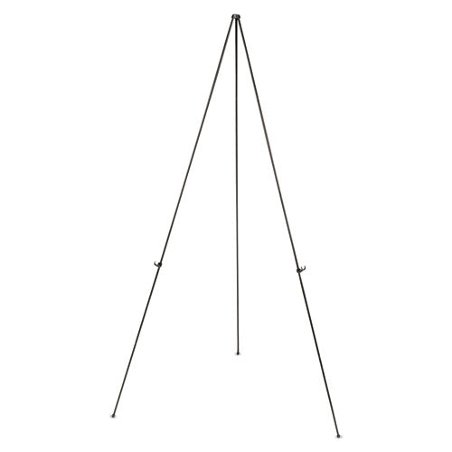 Instant Easel, 61.5" High, Black, Steel, Lightweight.