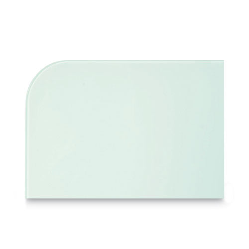 Magnetic Glass Dry Erase Board, 48 X 36, Opaque White Surface.