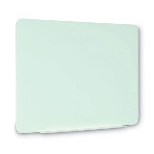 Magnetic Glass Dry Erase Board, 48 X 36, Opaque White Surface.