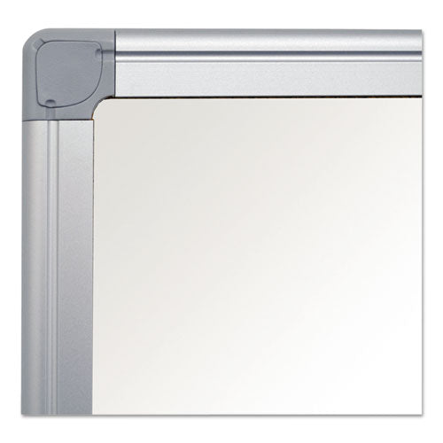 Earth Silver Easy-clean Dry Erase Board, Reversible, 48 X 36, White Surface, Silver Aluminum Frame.