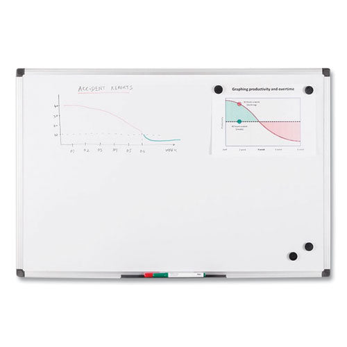 Value Lacquered Steel Magnetic Dry Erase Board, 96 X 48, White Surface, Silver Aluminum Frame.