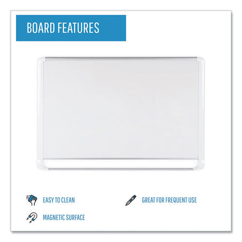 Gold Ultra Magnetic Dry Erase Boards, 48 X 36, White Surface, White Aluminum Frame.