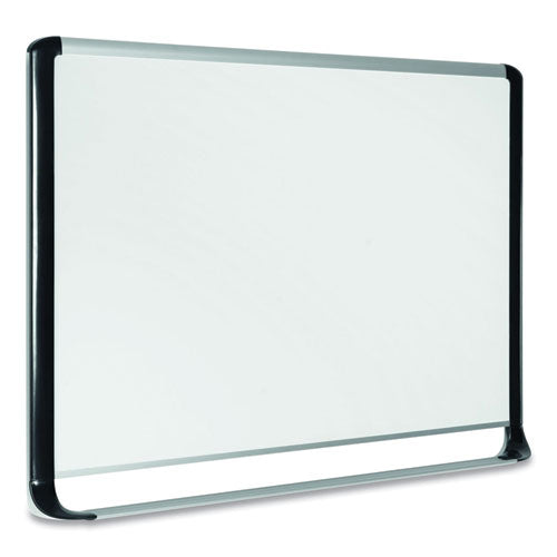 Pure Platinum Magnetic Dry Erase Board, 96 X 48, White Surface, Silver/black Aluminum Frame.