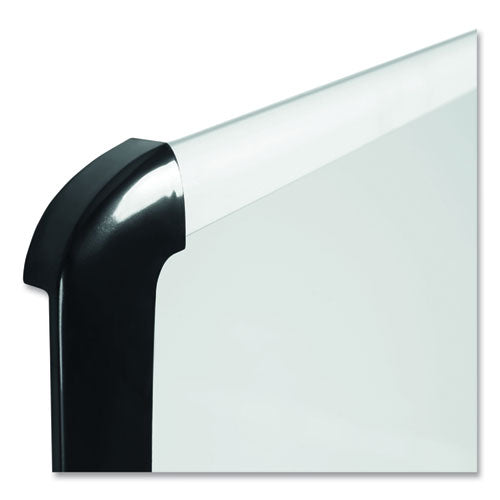 Pure Platinum Magnetic Dry Erase Board, 96 X 48, White Surface, Silver/black Aluminum Frame.