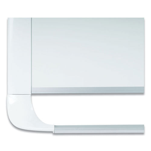 Gold Ultra Magnetic Dry Erase Boards, 72 X 48, White Surface, White Aluminum Frame.