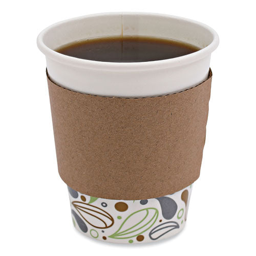 Cup Sleeves, Fits 10 Oz To 20 Oz Hot Cups, Kraft, 1,200/carton.