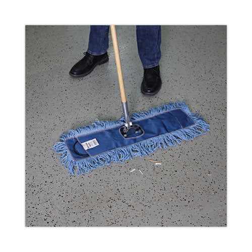 Clip-on Dust Mop Frame, 24w X 5d, Zinc Plated.