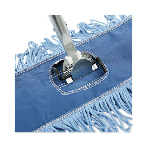 Clip-on Dust Mop Frame, 48w X 5d, Zinc Plated.