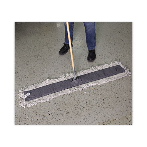 Clip-on Dust Mop Frame, 60w X 5d, Zinc Plated.