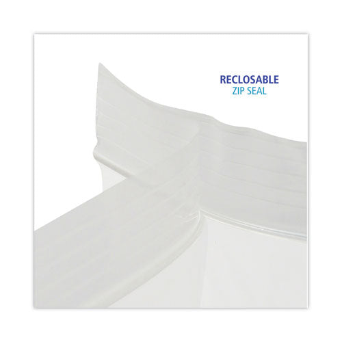 Reclosable Food Storage Bags, Gallon, 10.5" X 11", Clear, 250/box.